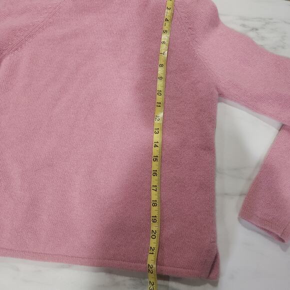 Jeanne Pierre Petites Elegant LambsWool Angora Sweater Pink, Soft, Warm, Elegant - Picture 5 of 6